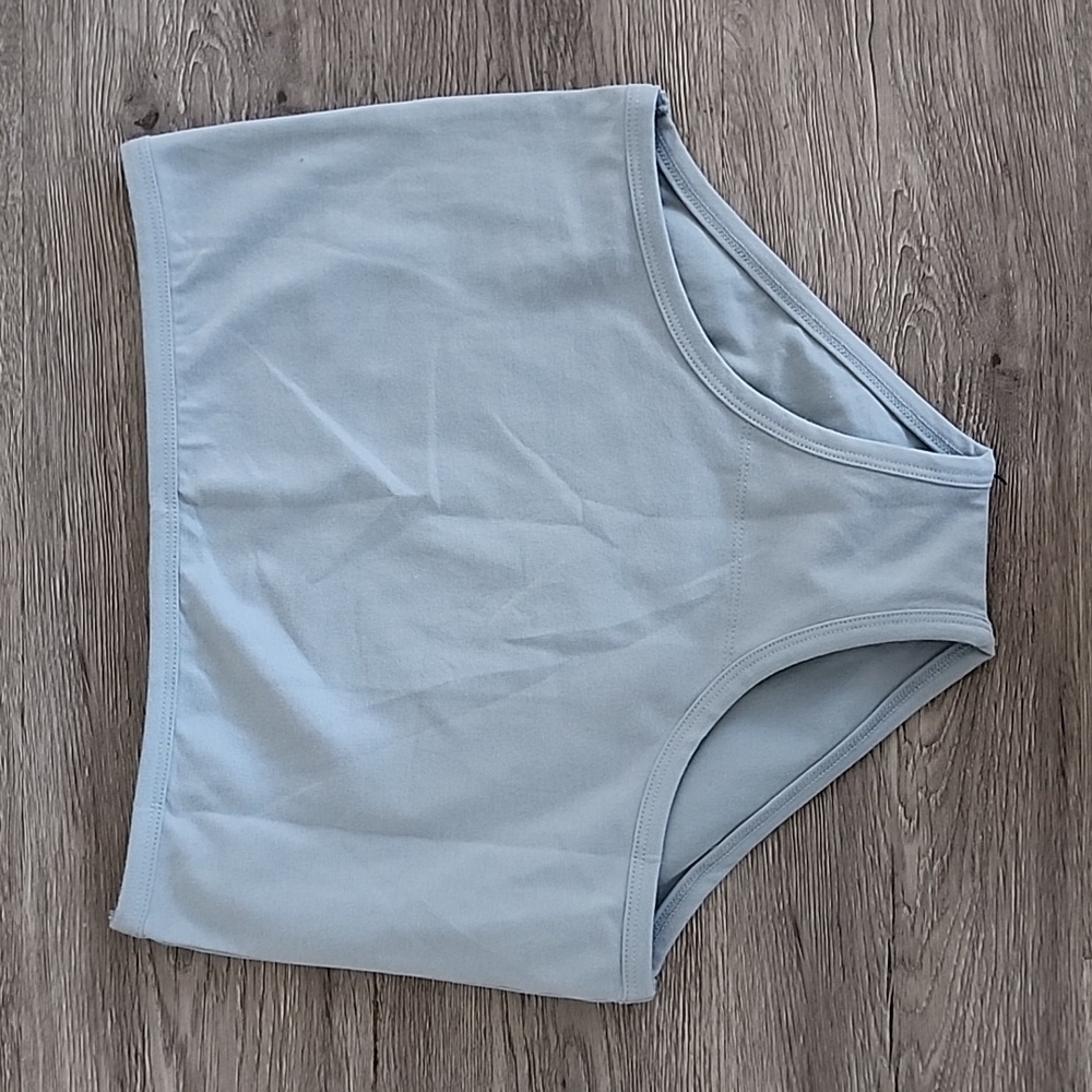 Annagail Ellen High Waisted Underwear Blue Size Small